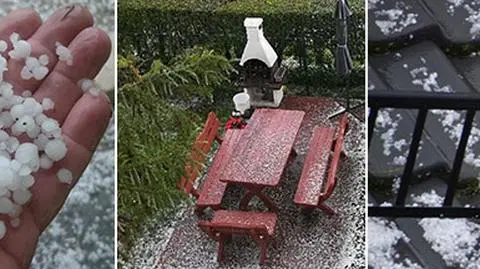 "Zrobiło się biało". Krupa śnieżna na północy Polski
