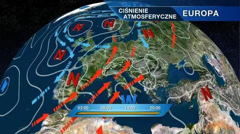 Ciśnienie atmosferyczne nad Europą