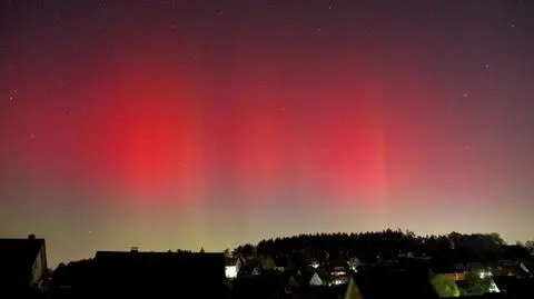Zorza nad Polską i Niemcami. Zobacz zdjęcie