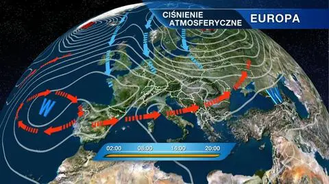 Ciśnienie atmosferyczne w Europie