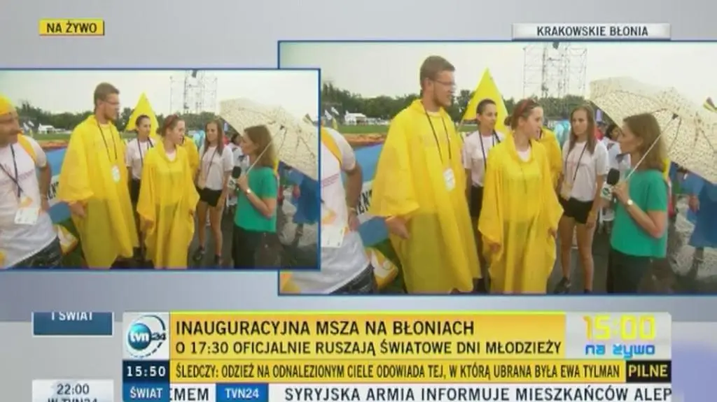 Deszczowe chmury nad Krakowem