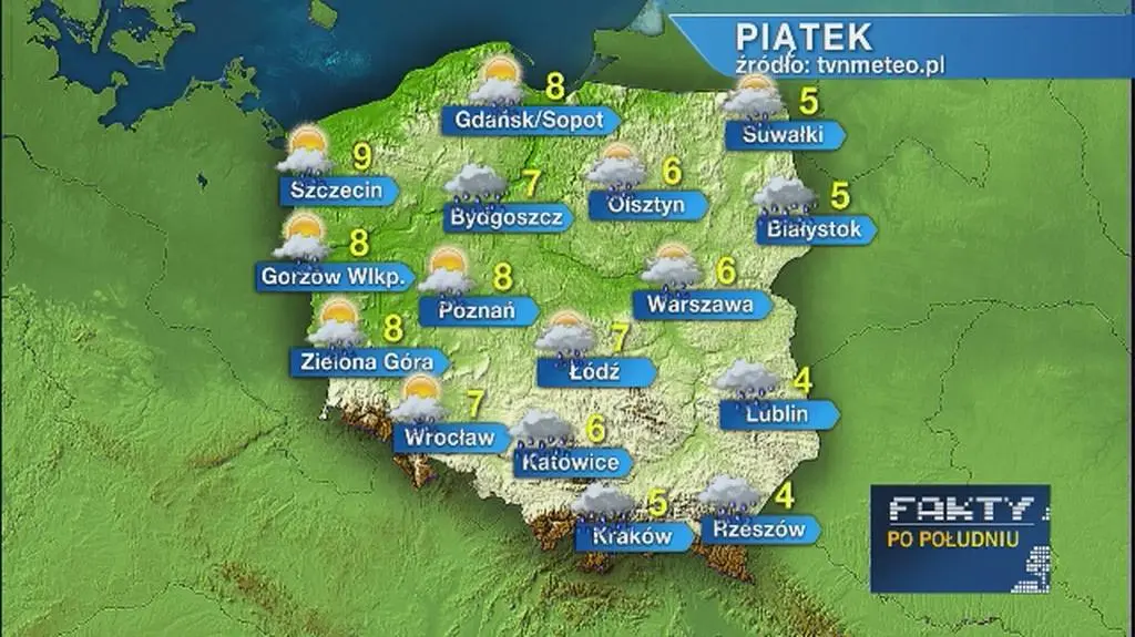 Dłuższa prognoza pogody na nadchodzące dni