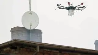 Dron w walce ze smogiem