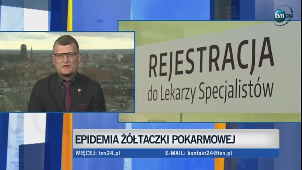 Ekspert o objawach żółtaczki pokarmowej (wideo archiwalne)