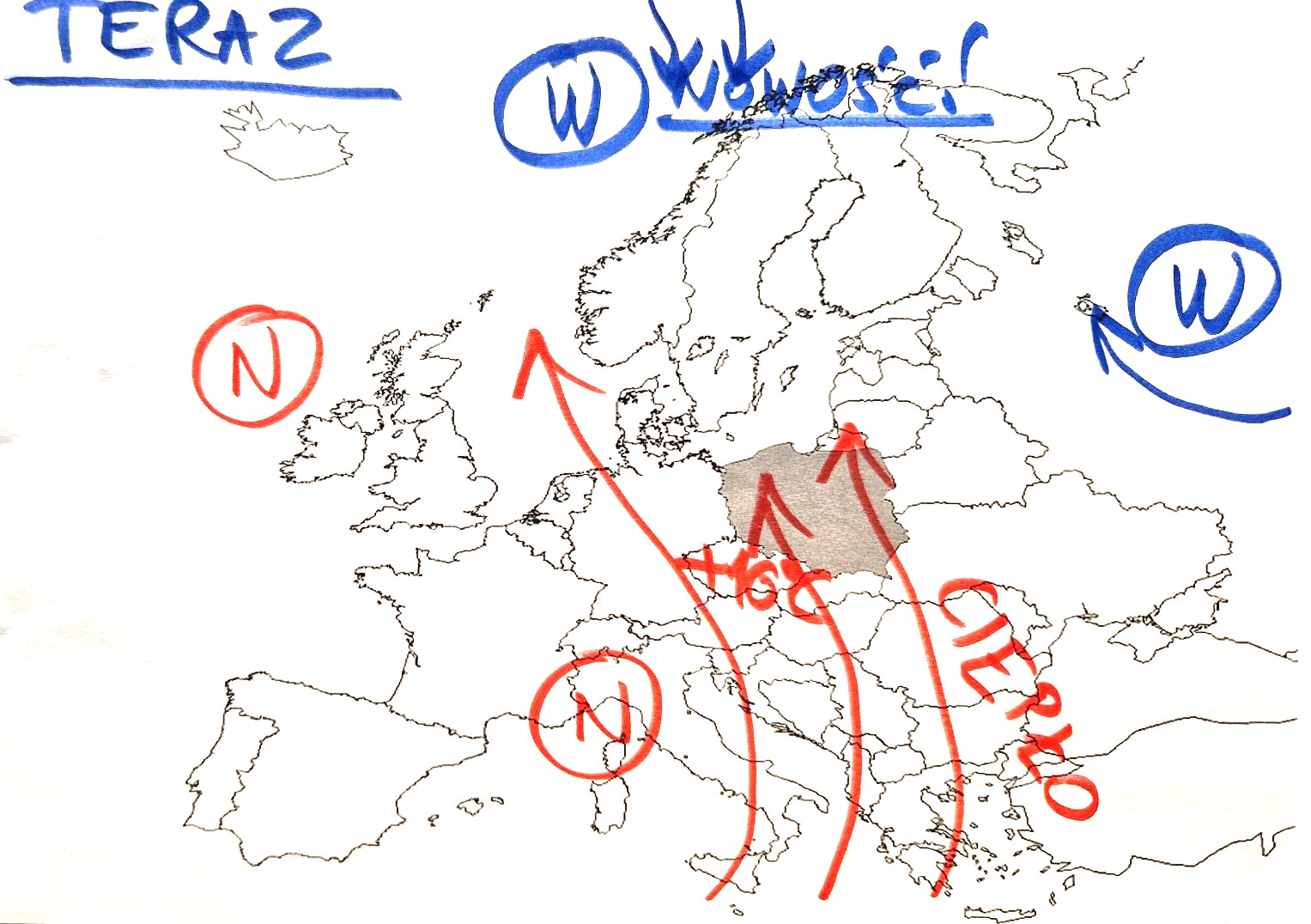 Sytuacja pogodowa w niedzielę nad Europą