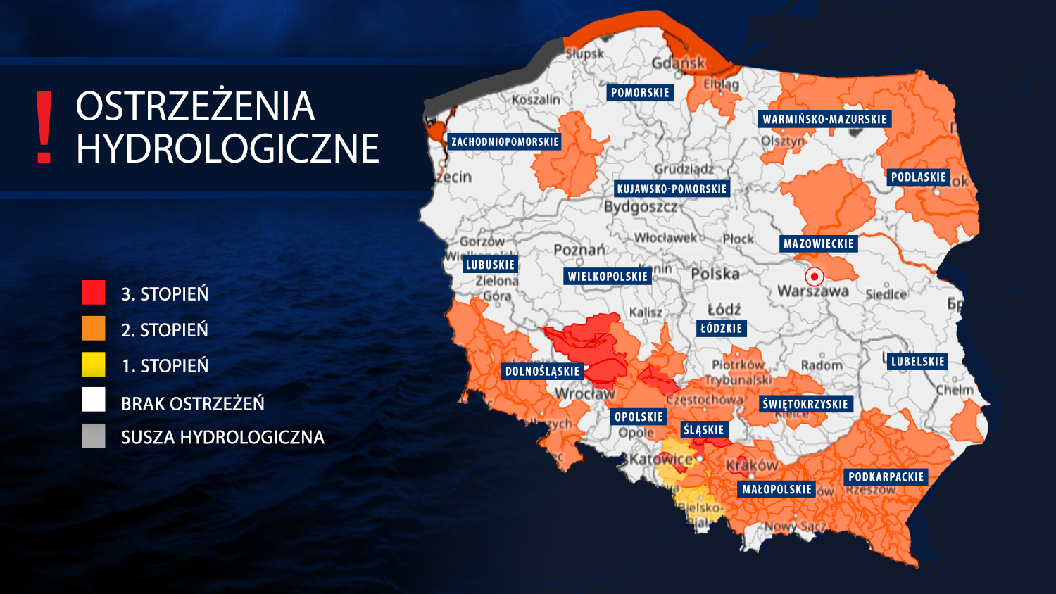 Ostrzeżenia meteorologiczne IMGW