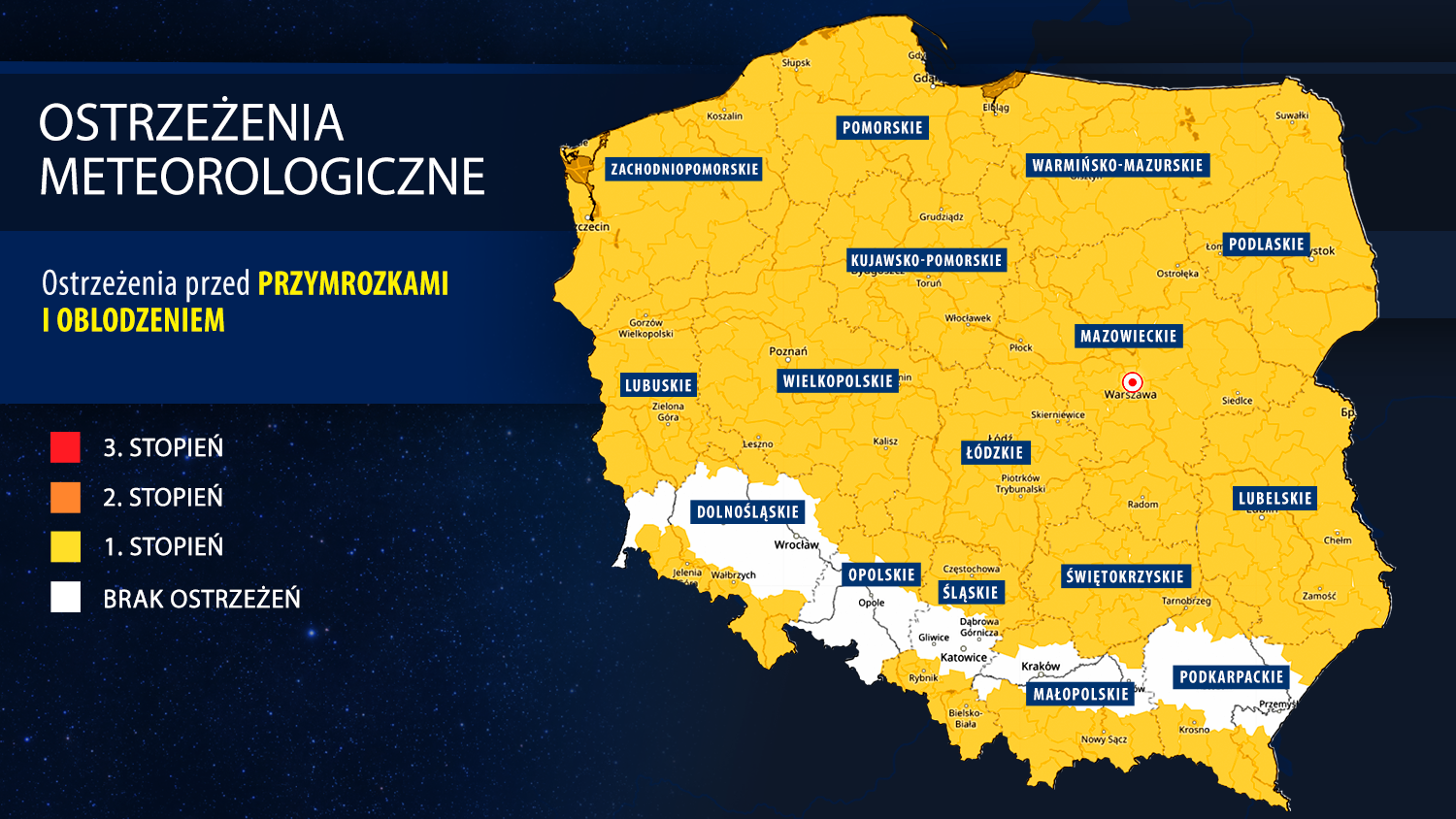 Ostrzeżenia meteorologiczne IMGW