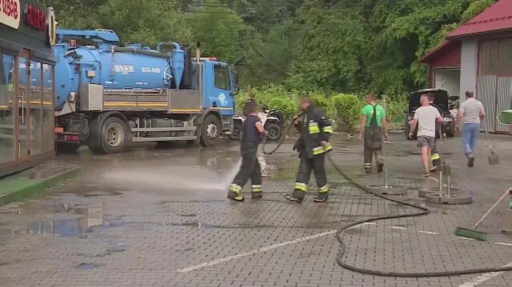 Interwencje w powiecie myślenickim 