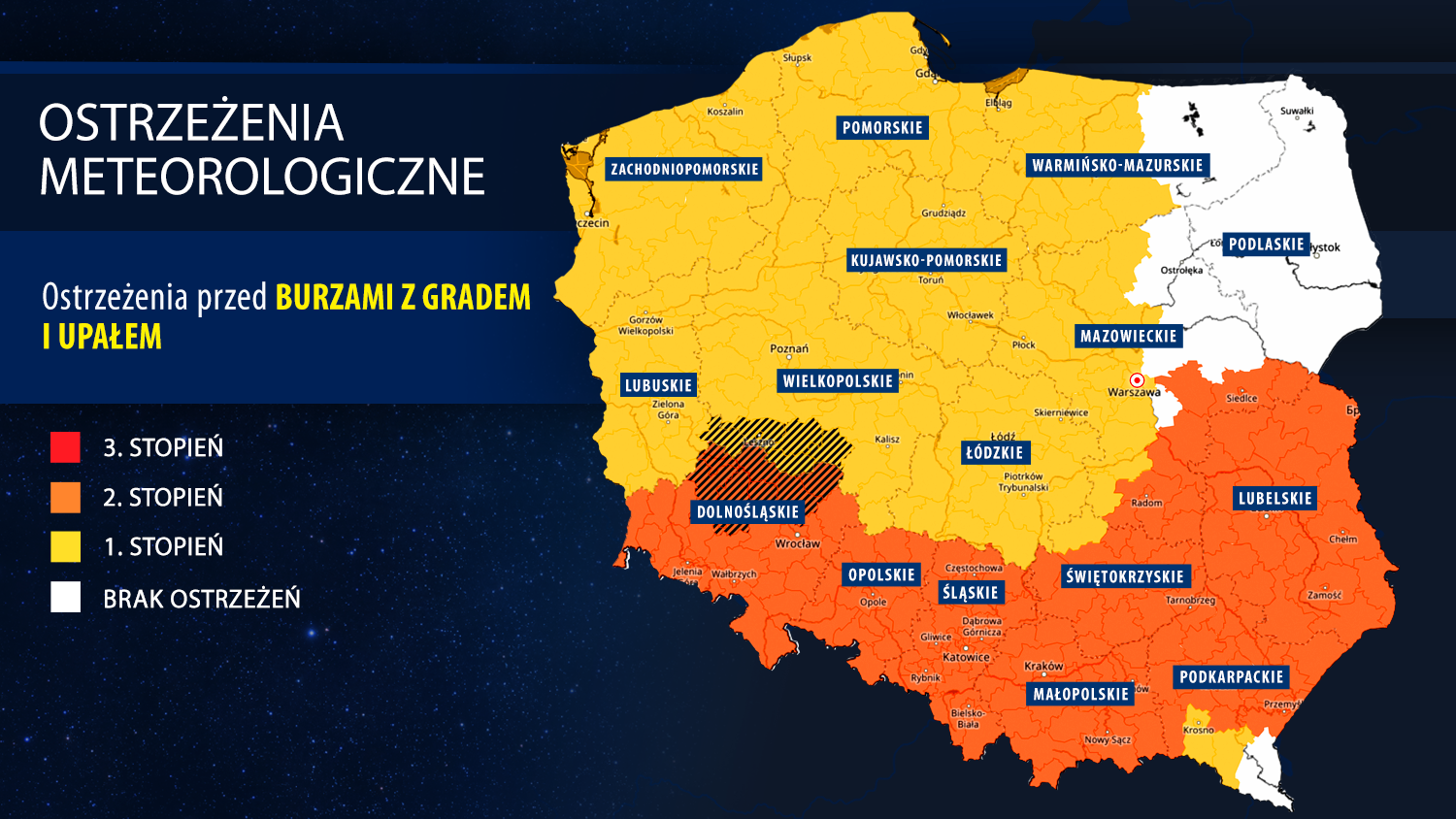 Ostrzeżenia meteorologiczne IMGW