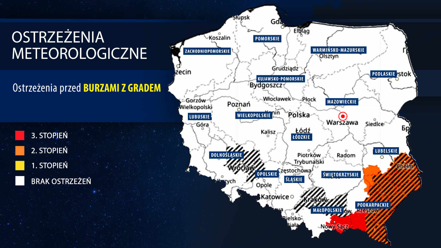 Ostrzeżenia meteorologiczne IMGW