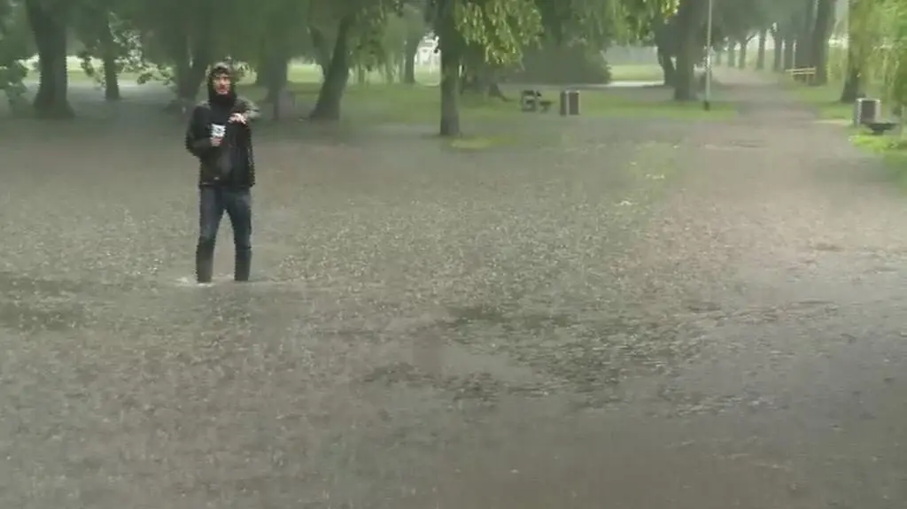 Kolejna ulewa w Białymstoku 