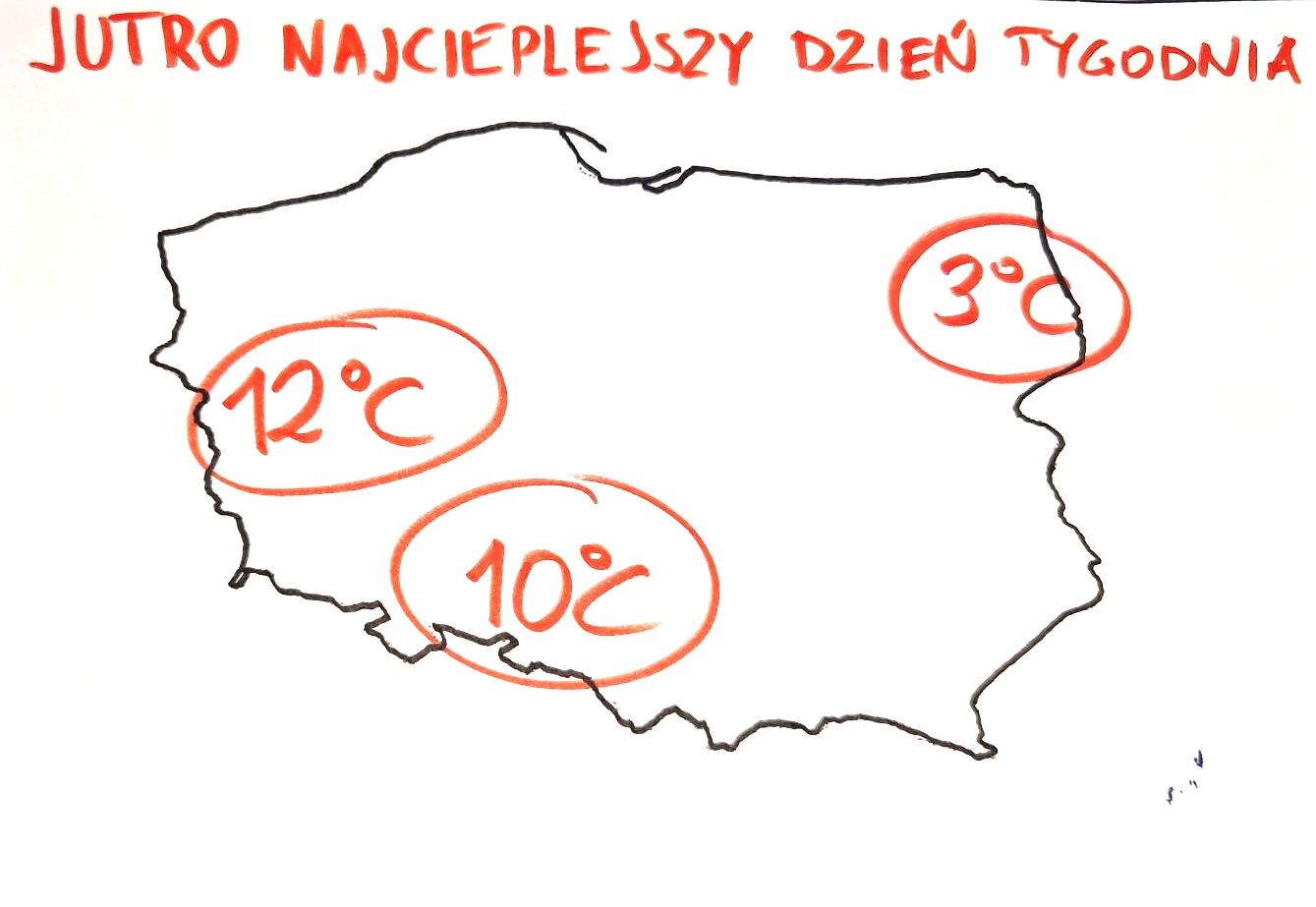 W środę termometry mogą pokazać 12 stopni