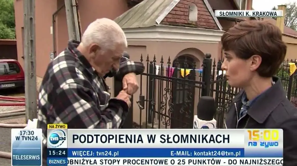 Małopolska radzi sobie z podtopieniami (TVN24)