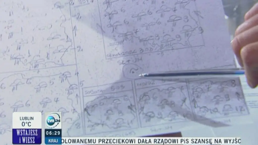 Marznąca mżawka w Polsce