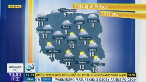 Mgły zalegają nad całym krajem
