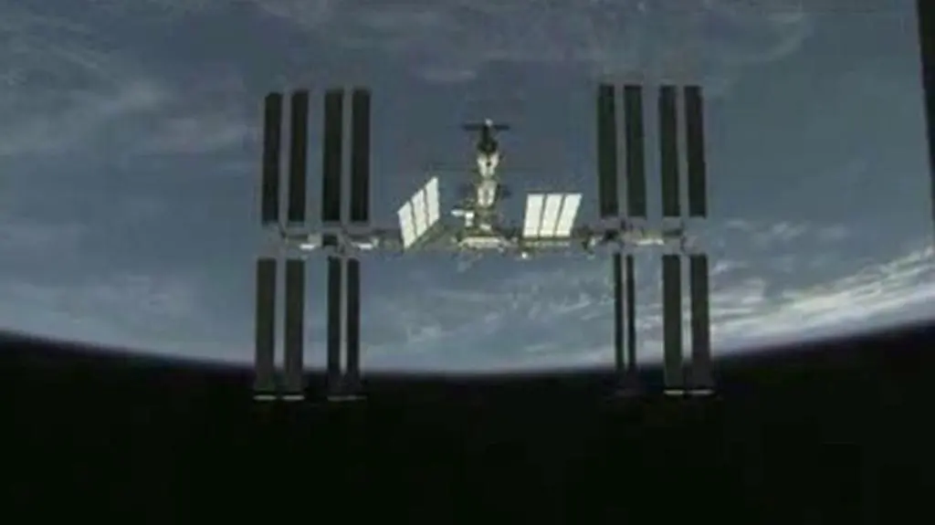Międzynarodowa stacja kosmiczna (ISS) na orbicie