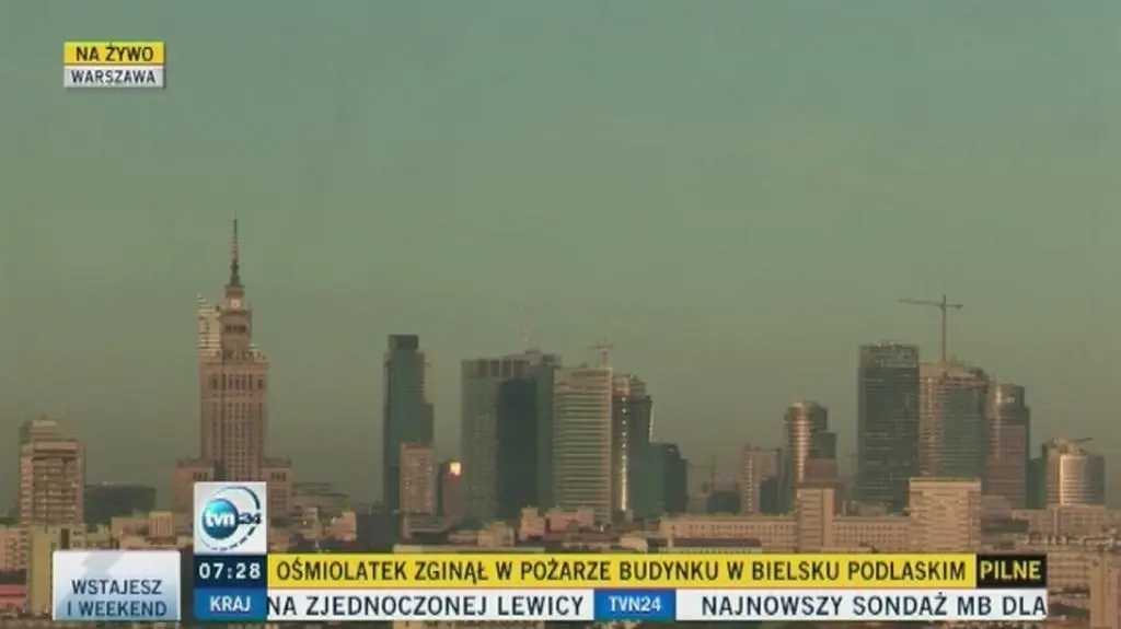 Miejscami było mroźnie