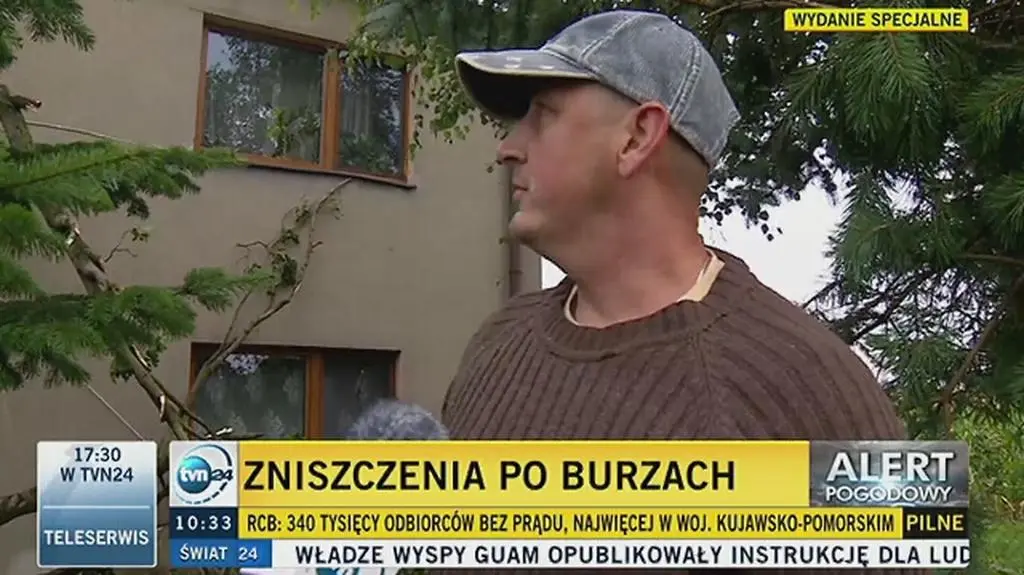 Mieszkańcy okolic Suszka o nawałnicy