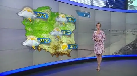 Nad Polską będą przechodzić burze