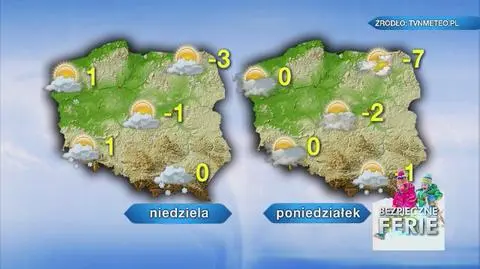 Najbliższe dni będą mroźne