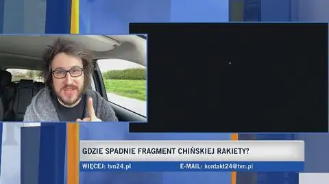 "Nie jesteśmy w 100 procentach pewni czy ona spadnie na Ziemię. Na tym polega cały problem"