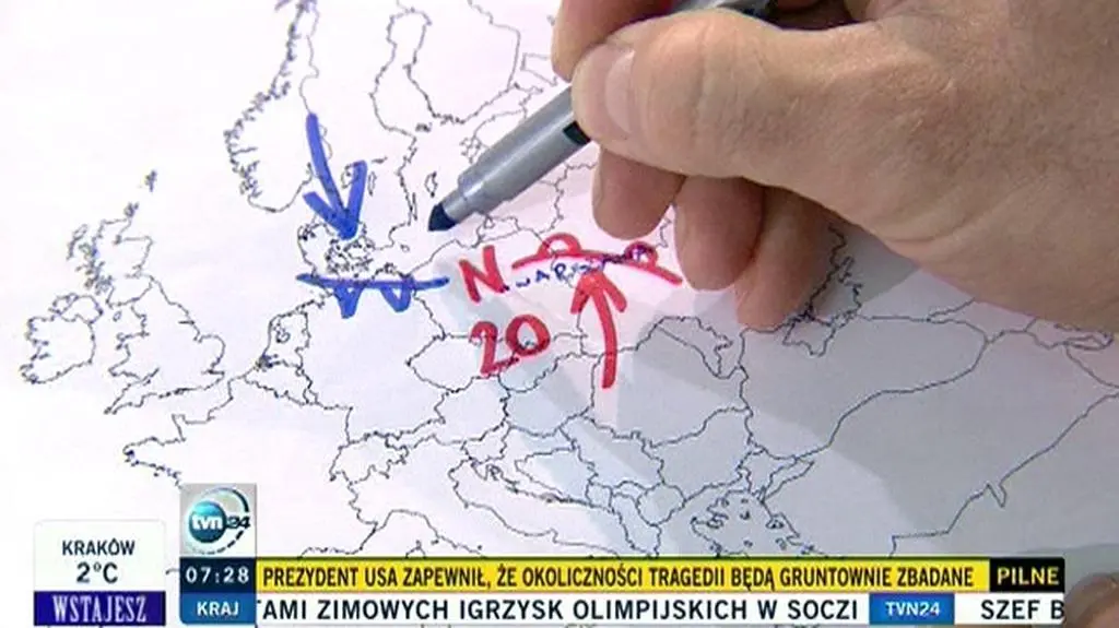 Niż i dwa fronty nad Polską