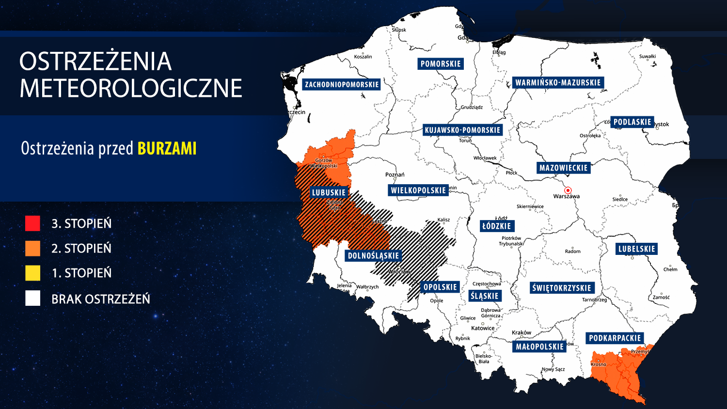 Ostrzeżenia meteorologiczne IMGW