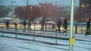 Opady śniegu w Poznaniu