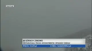 Opady śniegu w Zakopanem