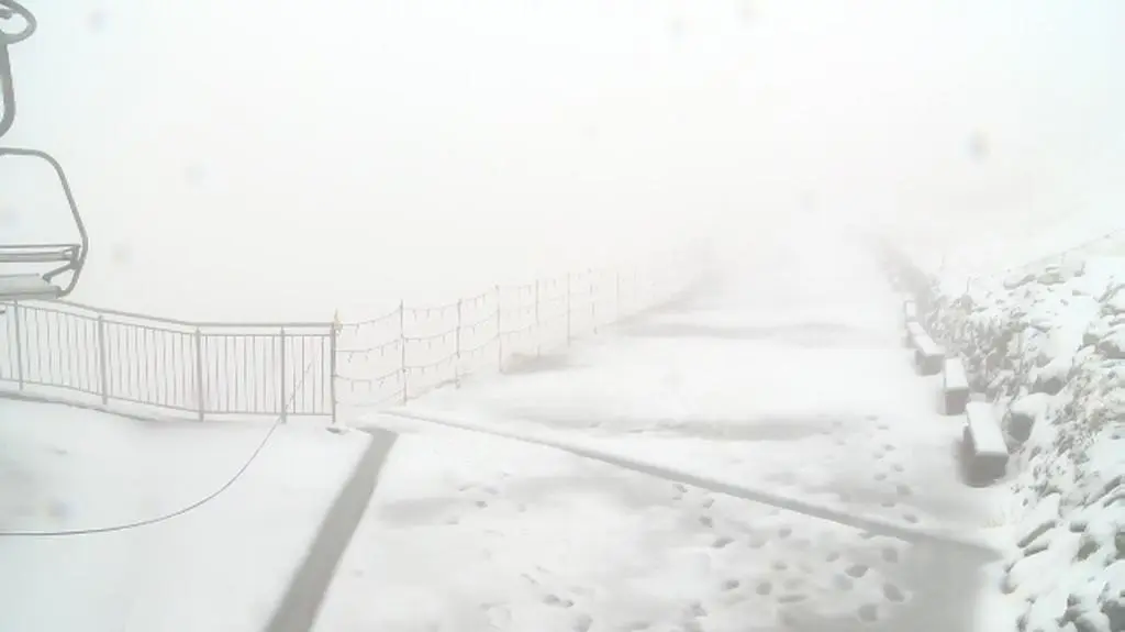 Pierwszy śnieg na Kasprowym Wierchu