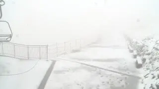 Pierwszy śnieg na Kasprowym Wierchu