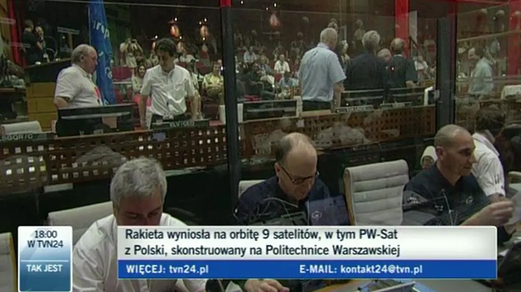 Pierwszy sukces PW-Sat (TVN24)