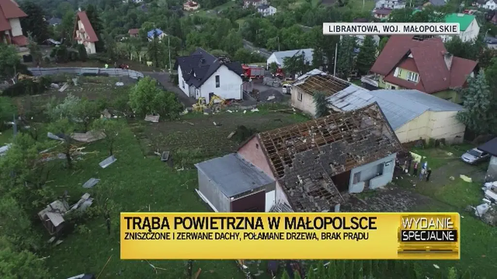 Piotr Żurowski, łowca burz, o trąbie powietrznej w Małopolsce