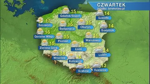Pogoda na czwartek 07.05