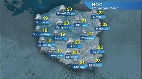 Pogoda na noc 14/15.07