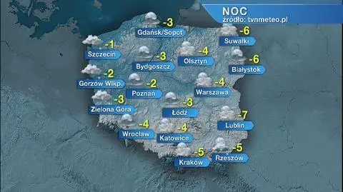 Pogoda na noc 27/28