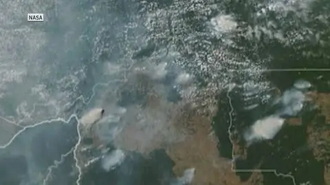 Pożary w Amazonii w 2019 roku (zdjęcia satelitarne NASA)