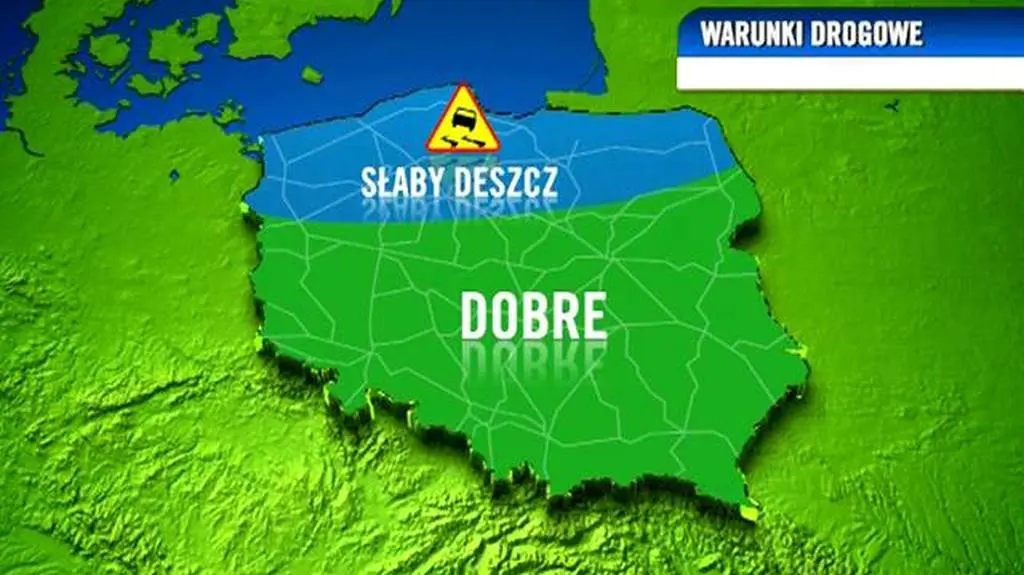 Prognoza pogody dla kierowców na dzień, 1