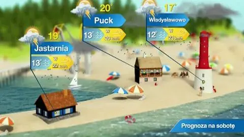 Prognoza pogody dla kurortów nadmorskich i mazurskich na dzień 09