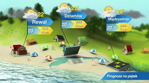Prognoza pogody dla kurortów nadmorskich i mazurskich na dzień 17