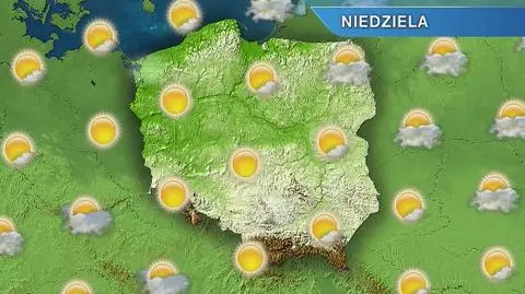 Prognoza pogody na niedzielę