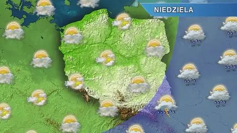 Prognoza pogody na niedzielę