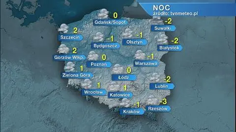 Prognoza pogody na noc 27/28.02