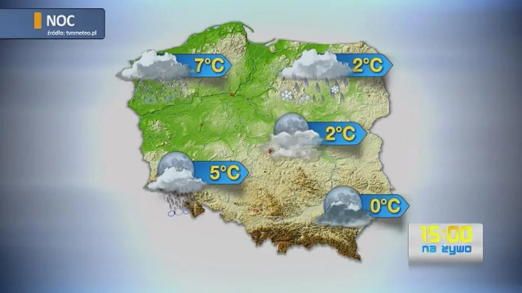 Prognoza pogody na pięć dni