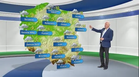Prognoza pogody na poniedziałek 08