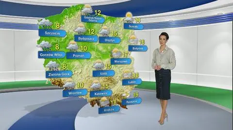 Prognoza pogody na poniedziałek 12.04