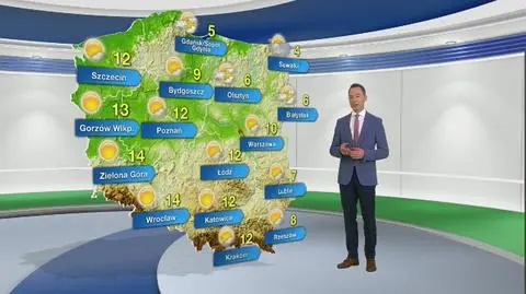 Prognoza pogody na poniedziałek 22.02