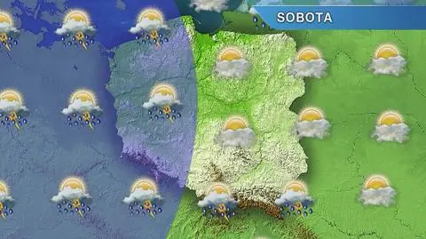 Prognoza pogody na sobotę
