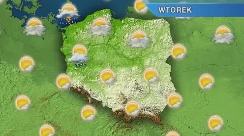 Prognoza pogody na wtorek