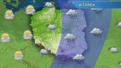 Prognoza pogody na wtorek